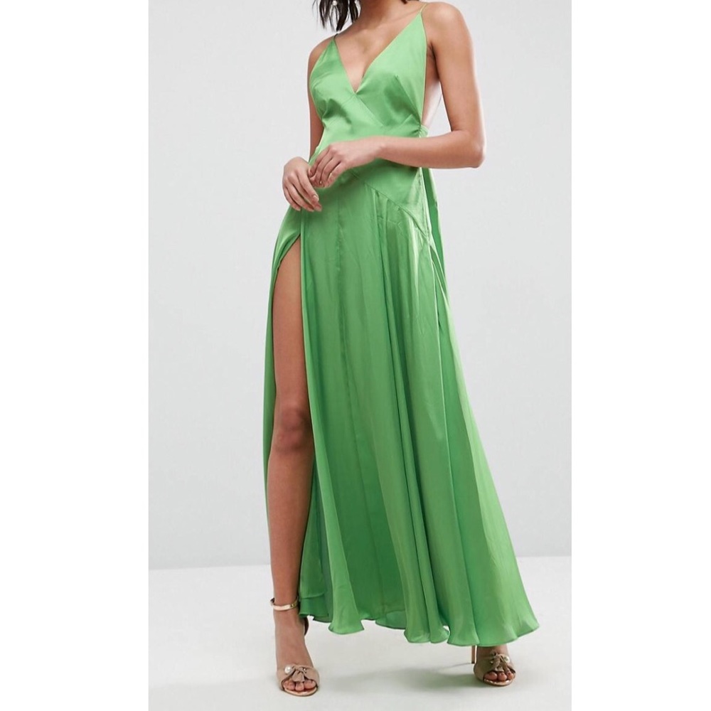 ASOS Cami Thigh Split Maxi Dress